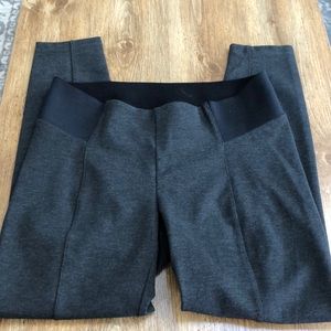 Soft stretchy ponte skinny maternity pants